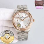 Vacheron Constantin Overseas Lady 37*10.8mm Luminous Dial Cal. 5300 Movement Watch